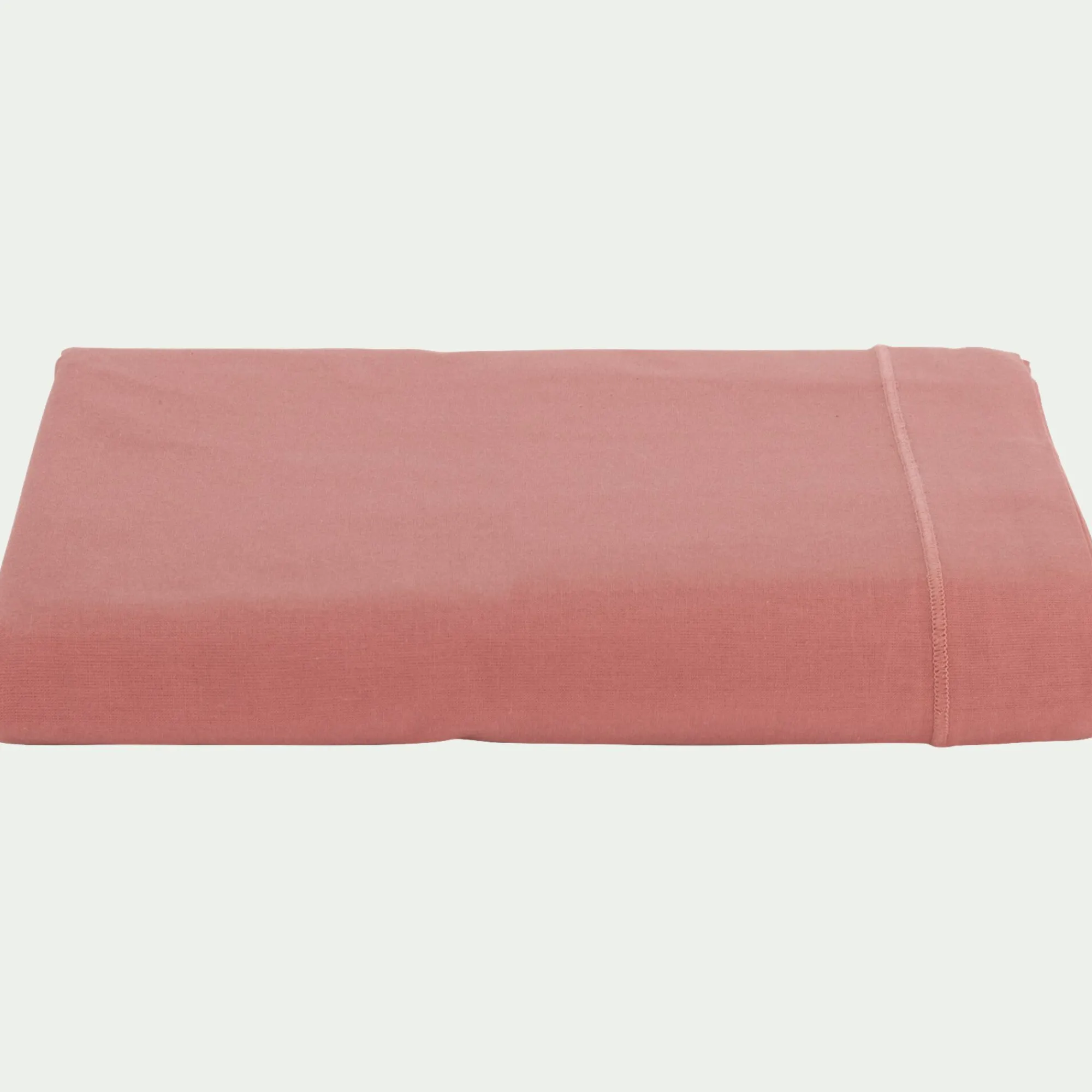 alinea Drap Plat*Drap plat en coton 270x300cm - ricin Rouge
