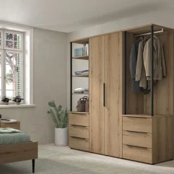 alinea Dressing*Dressing modulable en bois - Bois clair