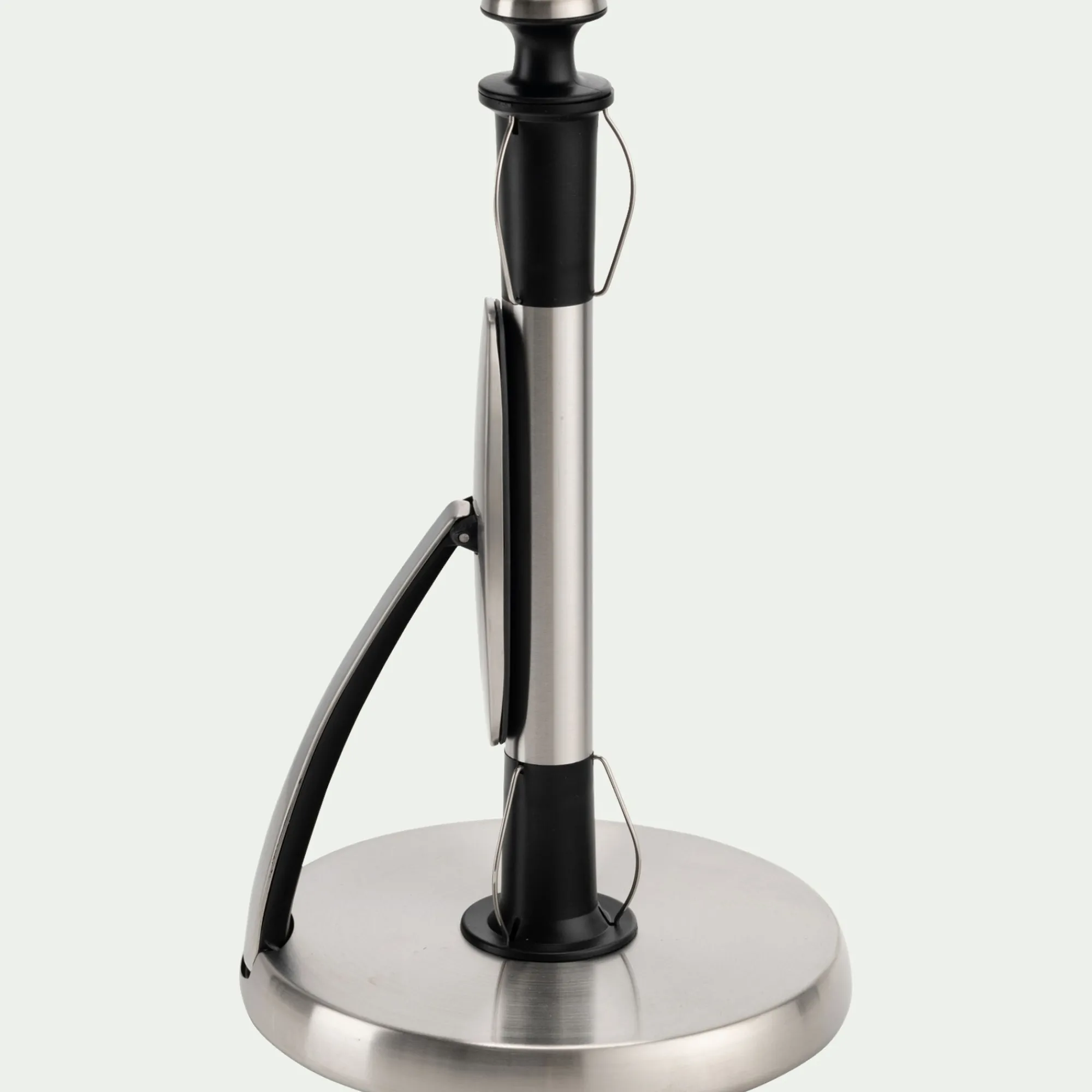 alinea Aménagement Meuble Cuisine*Dérouleur pour essuie-tout vertical en inox - argenté H32cm Gris