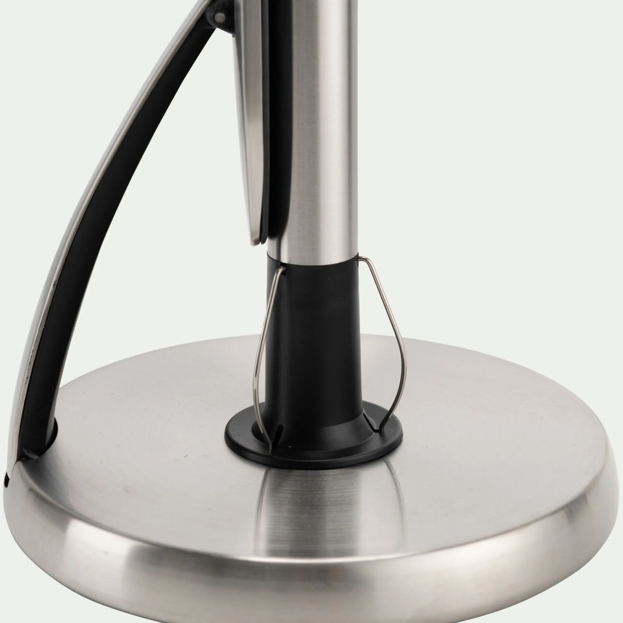 alinea Aménagement Meuble Cuisine*Dérouleur pour essuie-tout vertical en inox - argenté H32cm Gris