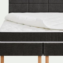 alinea Epeda|Ensemble Matelas & Sommier*Ensemble matelas ressorts+sommier ferme Epeda H68cm 2x80x200cm - Gris