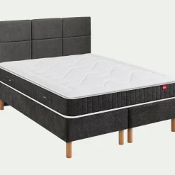 alinea Epeda|Ensemble Matelas & Sommier*Ensemble matelas ressorts+sommier ferme Epeda H68cm 2x80x200cm - Gris