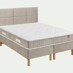 alinea Epeda|Ensemble Matelas & Sommier*Ensemble matelas ressorts+sommier ferme Epeda H68cm 2x80x200cm - Grège