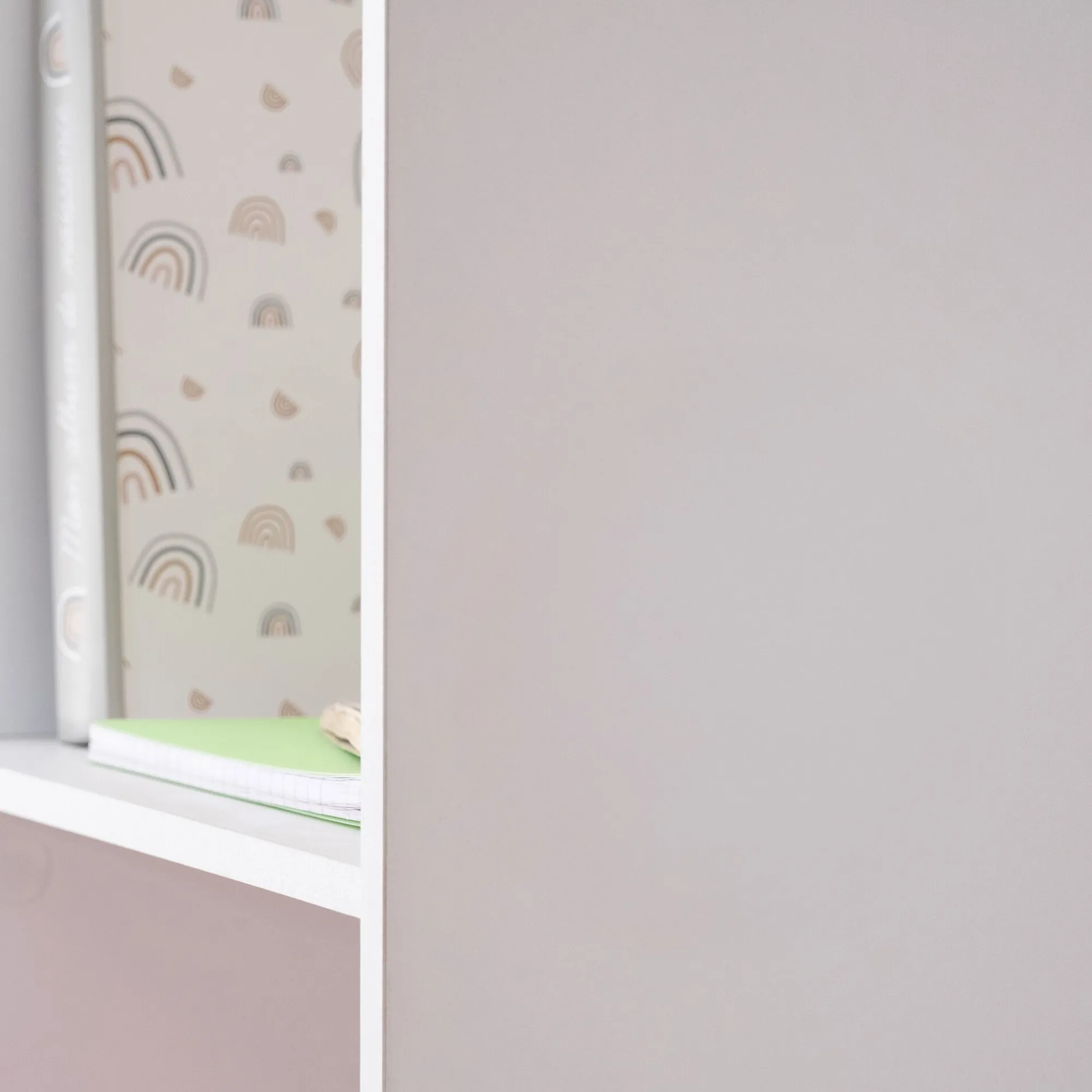 alinea Bibliothèque Enfant|Bibliothèque Enfant*Etagère maison 5 cases en bois - Blanc
