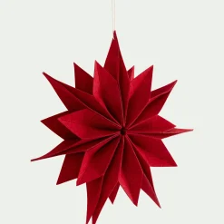alinea Suspension De Noël|Décoration À Suspendre*Etoile à suspendre en feutrine D30cm - Rouge