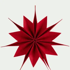 alinea Suspension De Noël|Décoration À Suspendre*Etoile à suspendre en feutrine D40cm - Rouge