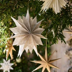 alinea Suspension De Noël|Décoration À Suspendre*Etoile à suspendre en feutrine D40cm - Blanc