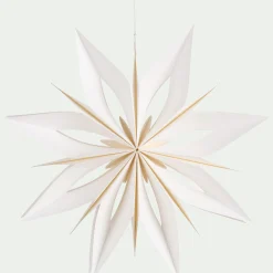 alinea Suspension De Noël|Décoration À Suspendre*Etoile à suspendre en papier D40cm - Blanc