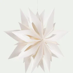 alinea Suspension De Noël|Décoration À Suspendre*Etoile à suspendre en papier D40cm - Blanc