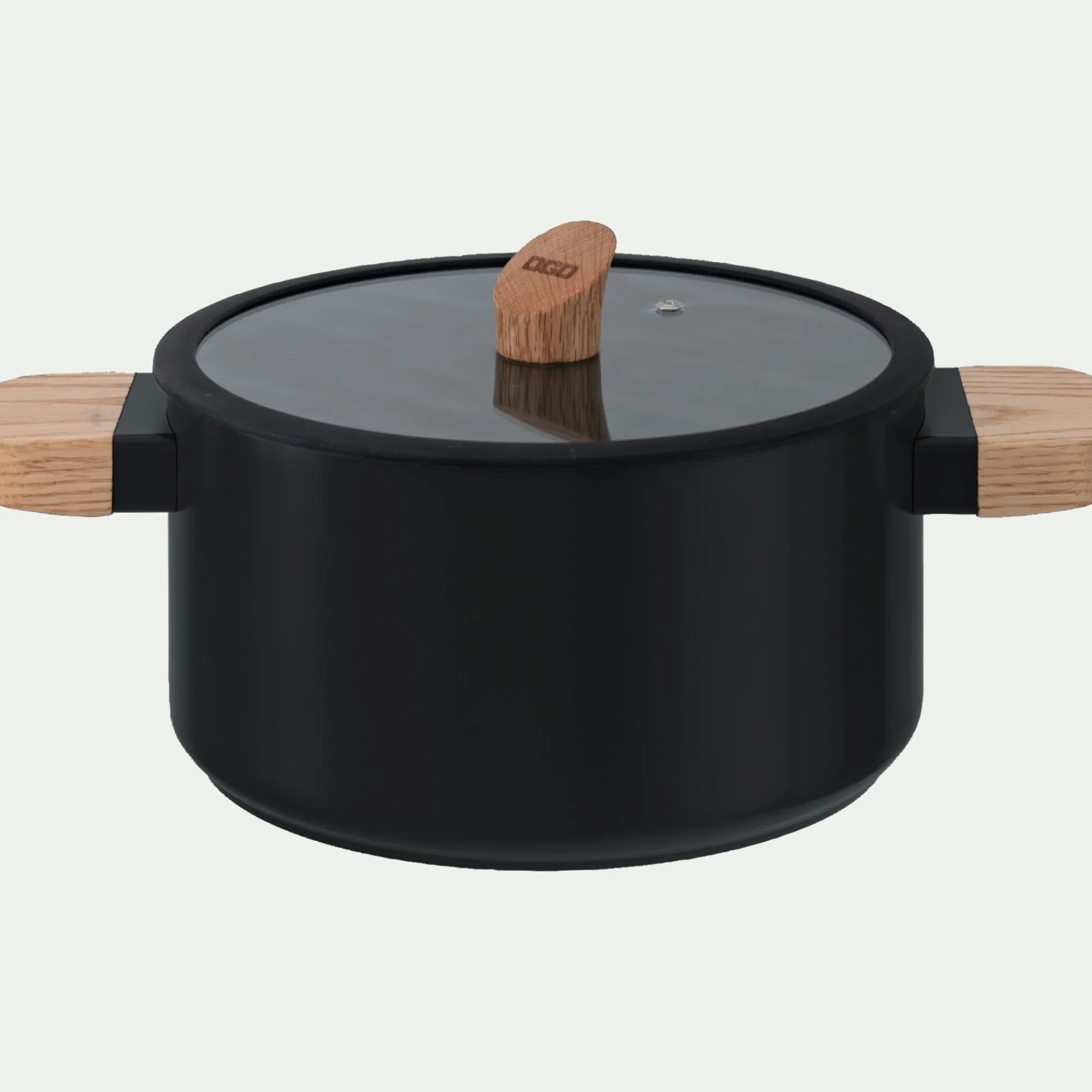 alinea Marmite Et Faitout*Faitout en aluminium D24cm - Noir