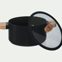 alinea Marmite Et Faitout*Faitout en aluminium D24cm - Noir