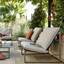 alinea Fauteuil De Jardin*Fauteuil de jardin en aluminium - cèdre Vert