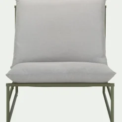 alinea Fauteuil De Jardin*Fauteuil de jardin en aluminium - cèdre Vert