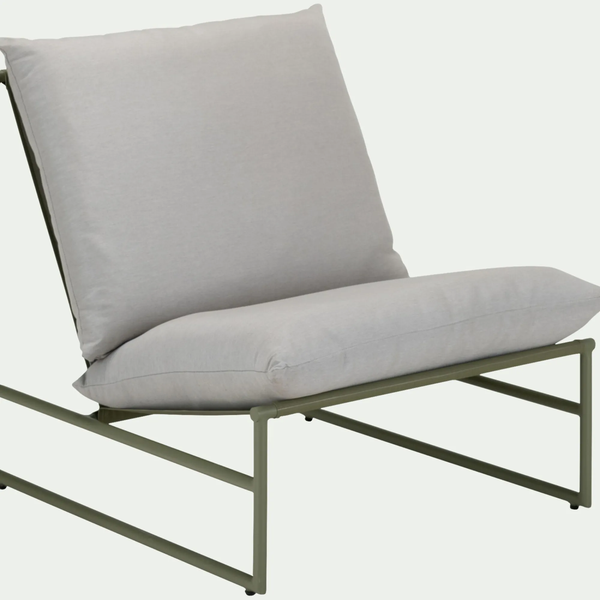 alinea Fauteuil De Jardin*Fauteuil de jardin en aluminium - cèdre Vert