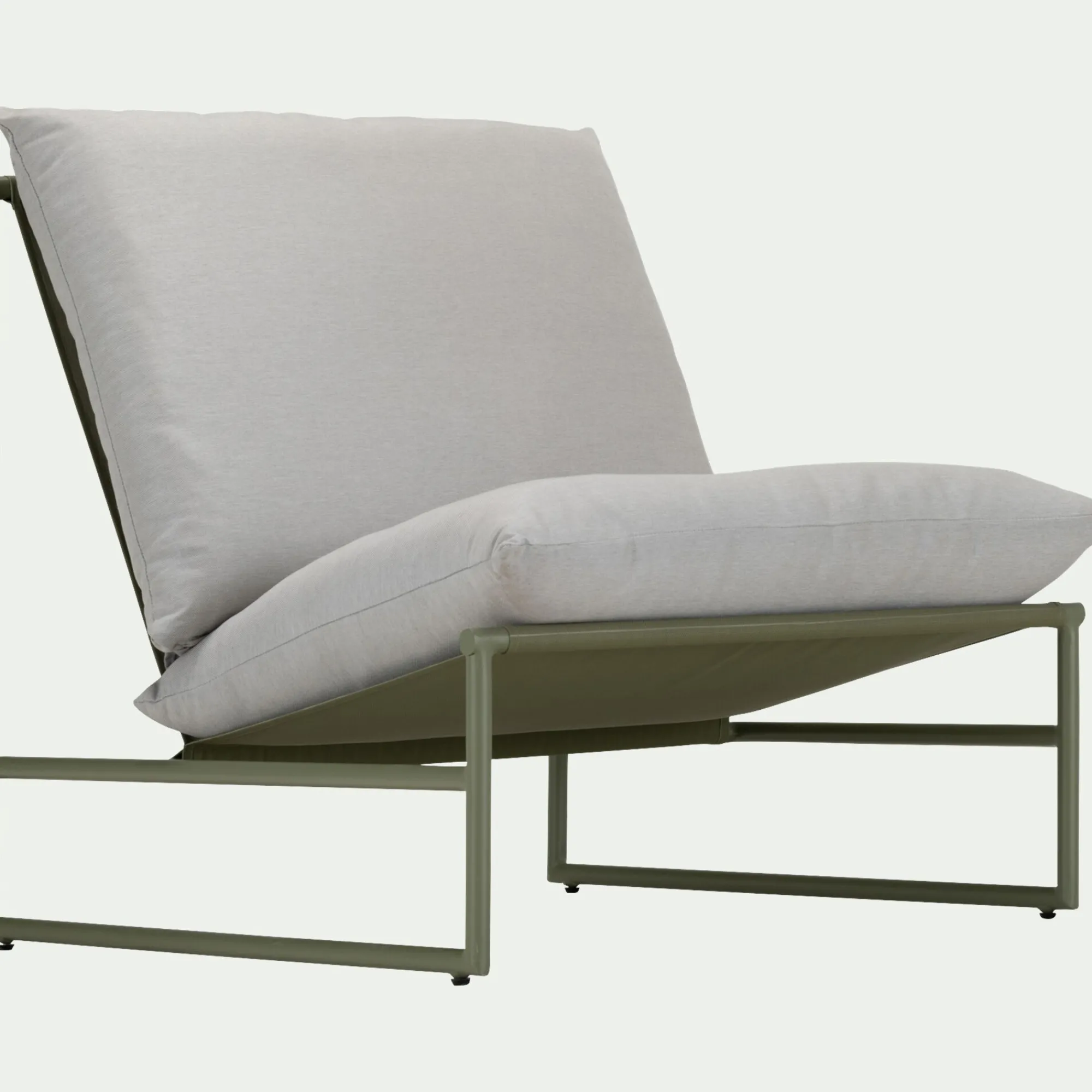 alinea Fauteuil De Jardin*Fauteuil de jardin en aluminium - cèdre Vert
