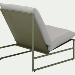 alinea Fauteuil De Jardin*Fauteuil de jardin en aluminium - cèdre Vert