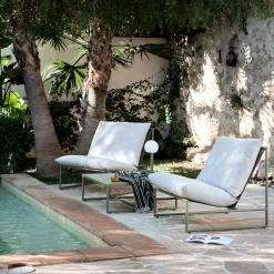 alinea Fauteuil De Jardin*Fauteuil de jardin en aluminium - cèdre Vert