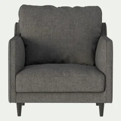 alinea Fauteuil*Fauteuil en tissu joint - restanque Gris