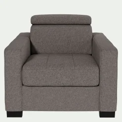 alinea Fauteuil*Fauteuil en tissu pop - Taupe