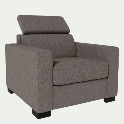alinea Fauteuil*Fauteuil en tissu pop - Taupe