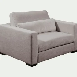 alinea Fauteuil|Petit Canapé*Fauteuil fixe en tissu Genesis 1,5 places - Gris