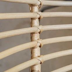 alinea Fauteuil*Fauteuil rond en rotin et métal - Naturel