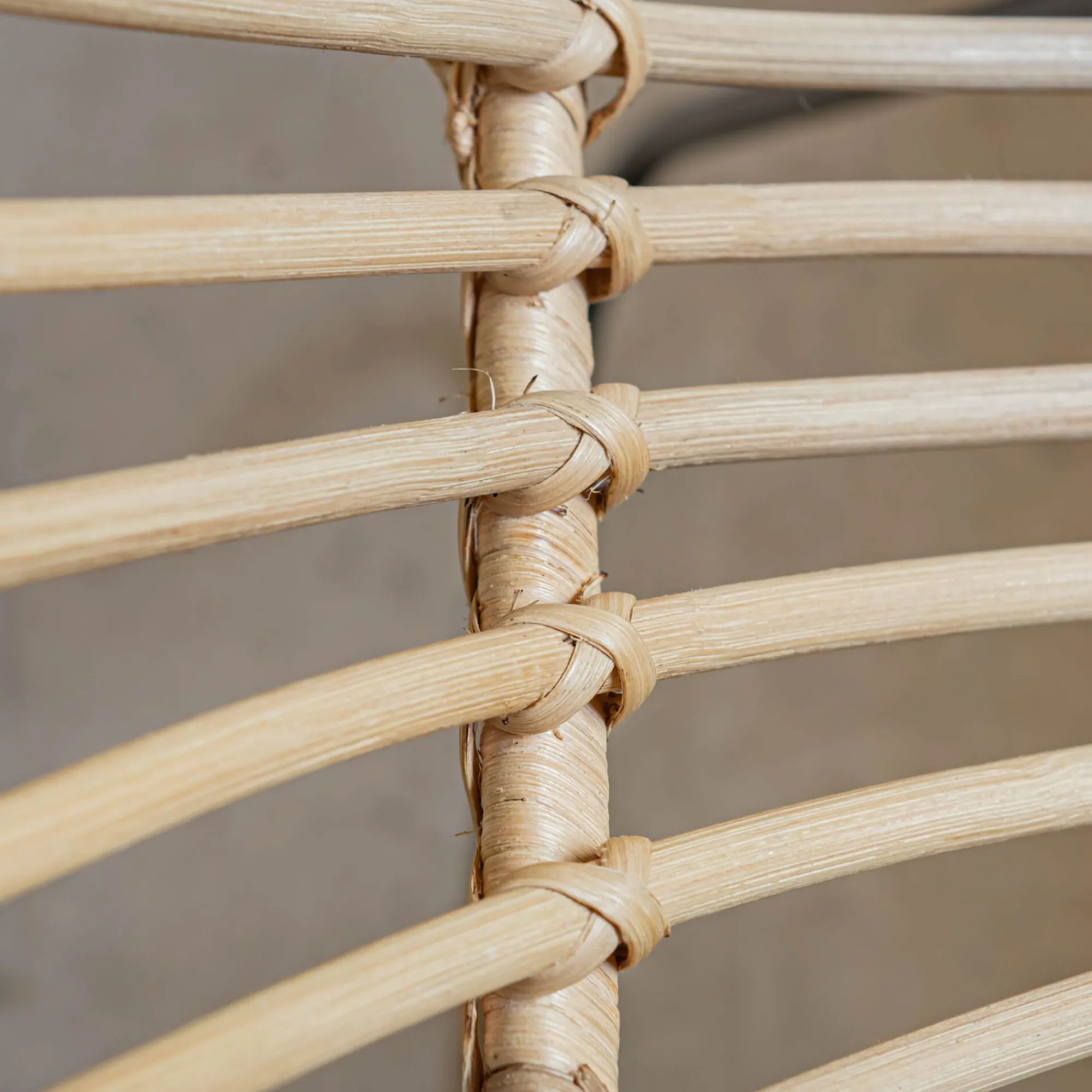 alinea Fauteuil*Fauteuil rond en rotin et métal - Naturel
