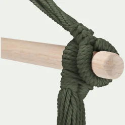 alinea Fauteuil Suspendu*Fauteuil suspendu en polycoton - Vert cèdre