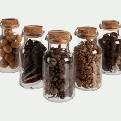 alinea Décoration De La Table De Noël|Objet Décoratif De Noël*Flacon déco végétaux séchés - (modèle aléatoire) Transparent