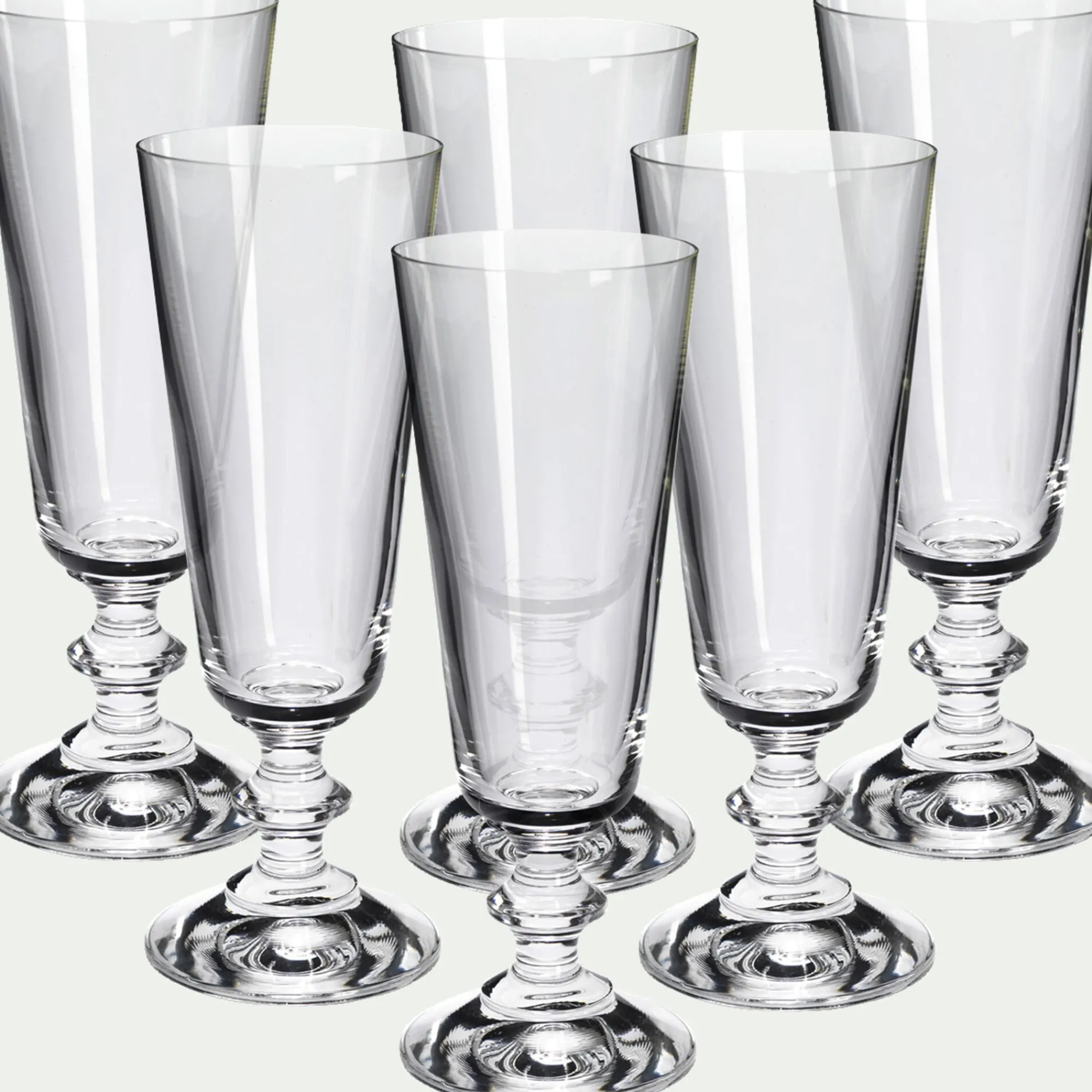 alinea Verre À Pied|Flûte Et Coupe De Champagne*Flûte à champagne conique en verre 17cl - Transparent