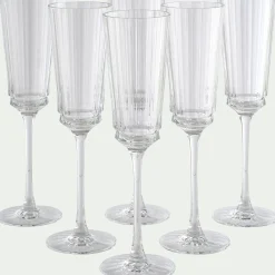 alinea Verre À Pied|Flûte Et Coupe De Champagne*Flûte à champagne en cristallin 17cl - Transparent
