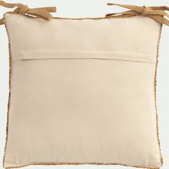 alinea Galette De Chaise*Galette de chaise en jute et coton 45x45cm - Naturel