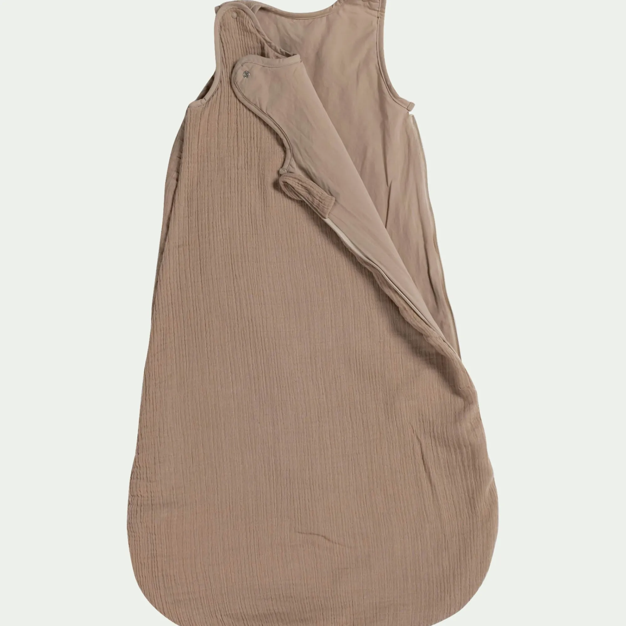 alinea Bureau Enfant|Linge Pour Bébé*Gigoteuse évolutive en gaze de coton bio - noisette Marron