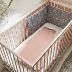 alinea Bureau Enfant|Linge Pour Bébé*Gigoteuse évolutive en gaze de coton bio (70 à 90cm) - Rose salina