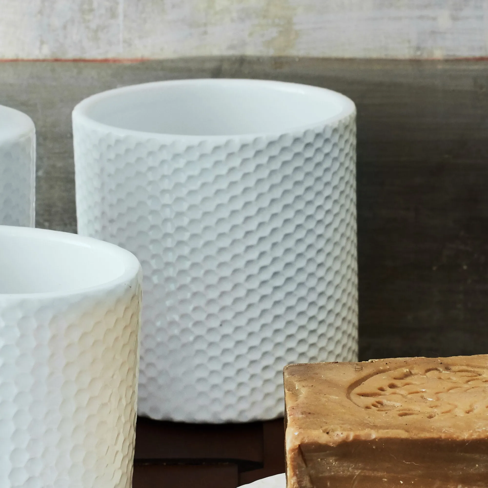 alinea Accessoire De Salle De Bain*Gobelet en céramique H9,5cm - ventoux Blanc