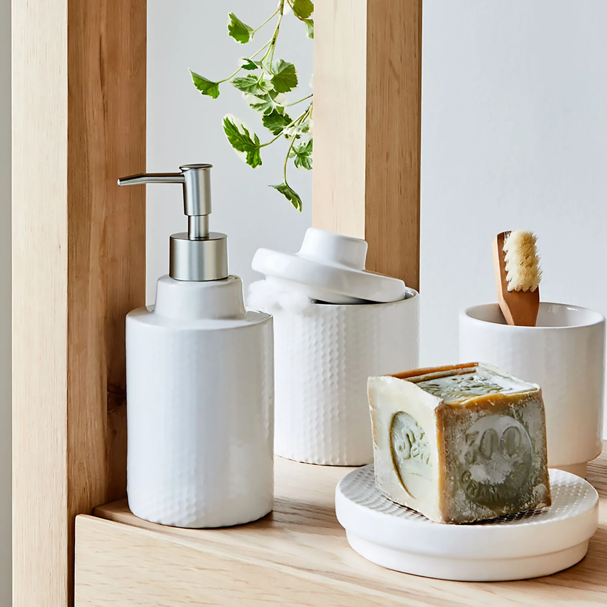 alinea Accessoire De Salle De Bain*Gobelet en céramique H9,5cm - ventoux Blanc