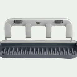 alinea Aménagement Meuble Cuisine*Égouttoir à gourdes en plastique et aluminium - Gris