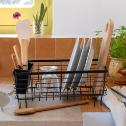 alinea Aménagement Meuble Cuisine*Égouttoir en métal Noir