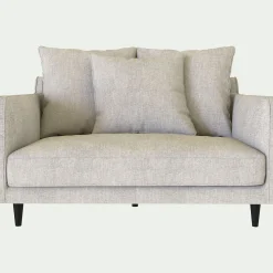 alinea Fauteuil|Petit Canapé*Grand fauteuil fixe en tissu monclar - roucas Beige