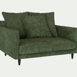 alinea Fauteuil|Petit Canapé*Grand fauteuil fixe en tissu genesis - cèdre Vert