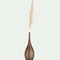 alinea Décoration À Poser|Vase*Grand vase en verre bullé H39cm - Marron