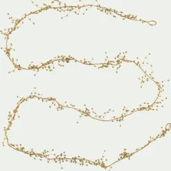 alinea Guirlande De Noël*Guirlande de Noël à perles en fer L183cm - Doré