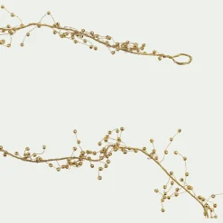 alinea Guirlande De Noël*Guirlande de Noël à perles en fer L183cm - Doré