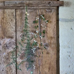alinea Guirlande De Noël*Guirlande de Noël en feuilles en verre et perles L183cm - Vert