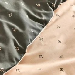 alinea Housse De Couette*Housse de couette à motifs 240x220cm en coton - Vert