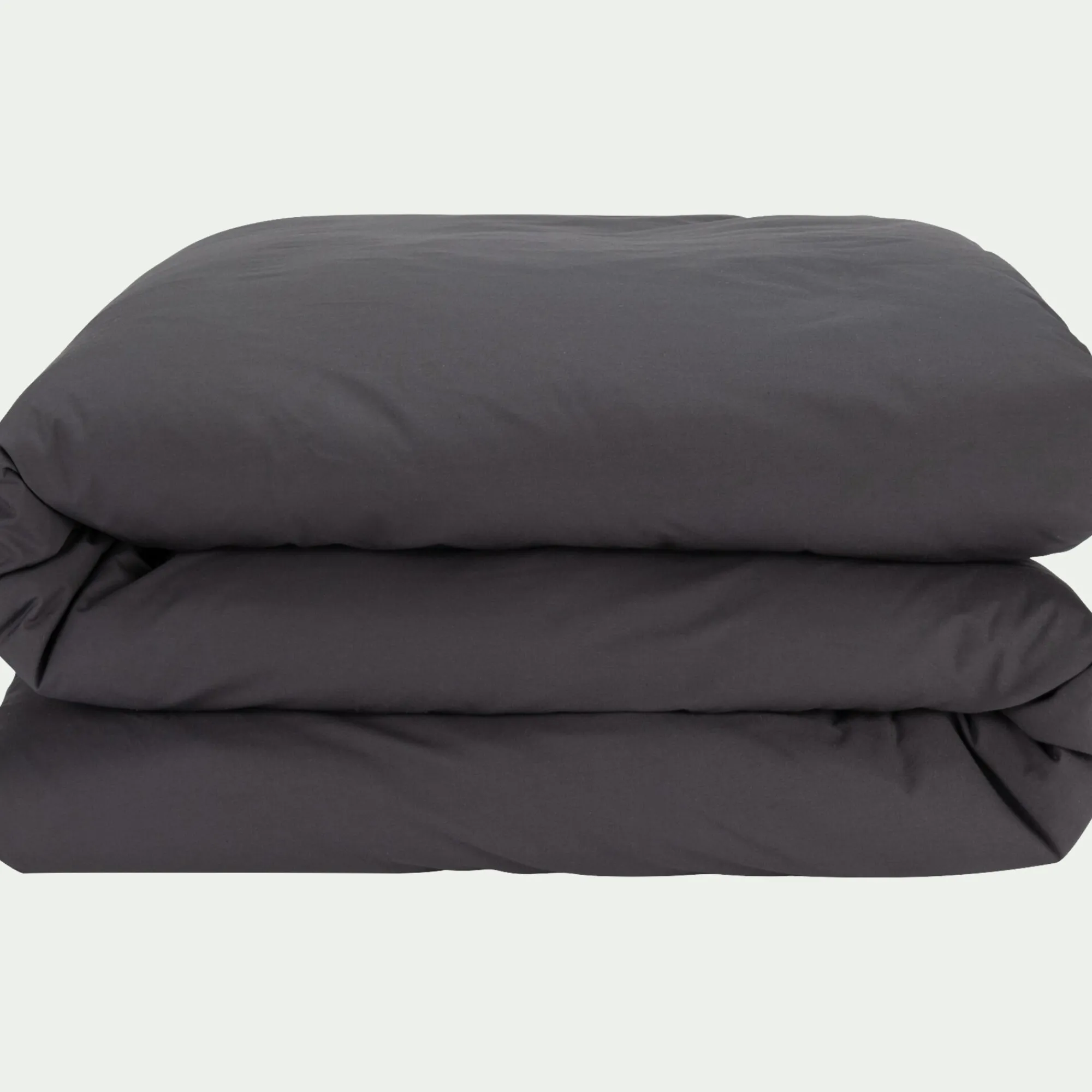 alinea Housse De Couette*Housse de couette en coton 140x200cm - ardoise Gris