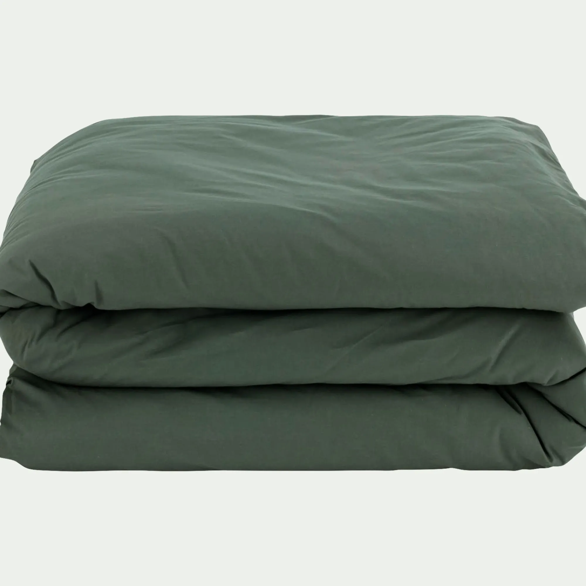 alinea Housse De Couette*Housse de couette en coton 240x220cm - cèdre Vert