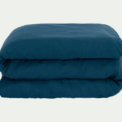 alinea Housse De Couette*Housse de couette en coton 240x220cm - figuerolles Bleu