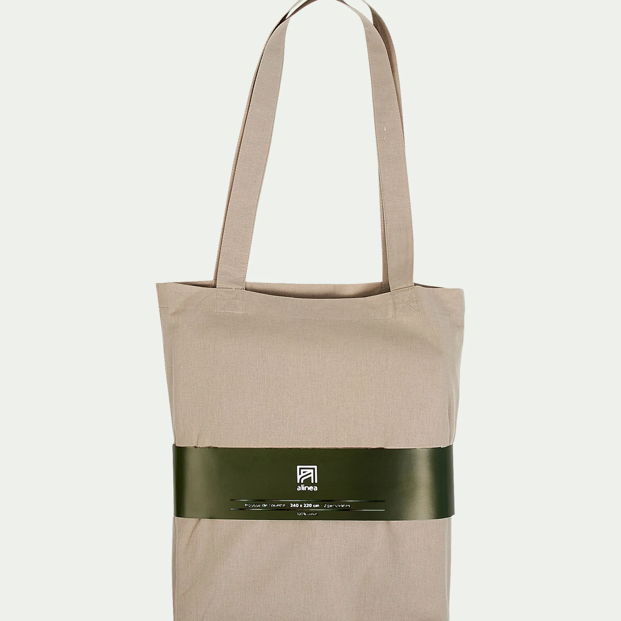 alinea Housse De Couette*Housse de couette en coton 240x220cm - alpilles Beige