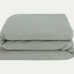 alinea Housse De Couette*Housse de couette en coton 140x200cm - olivier Vert
